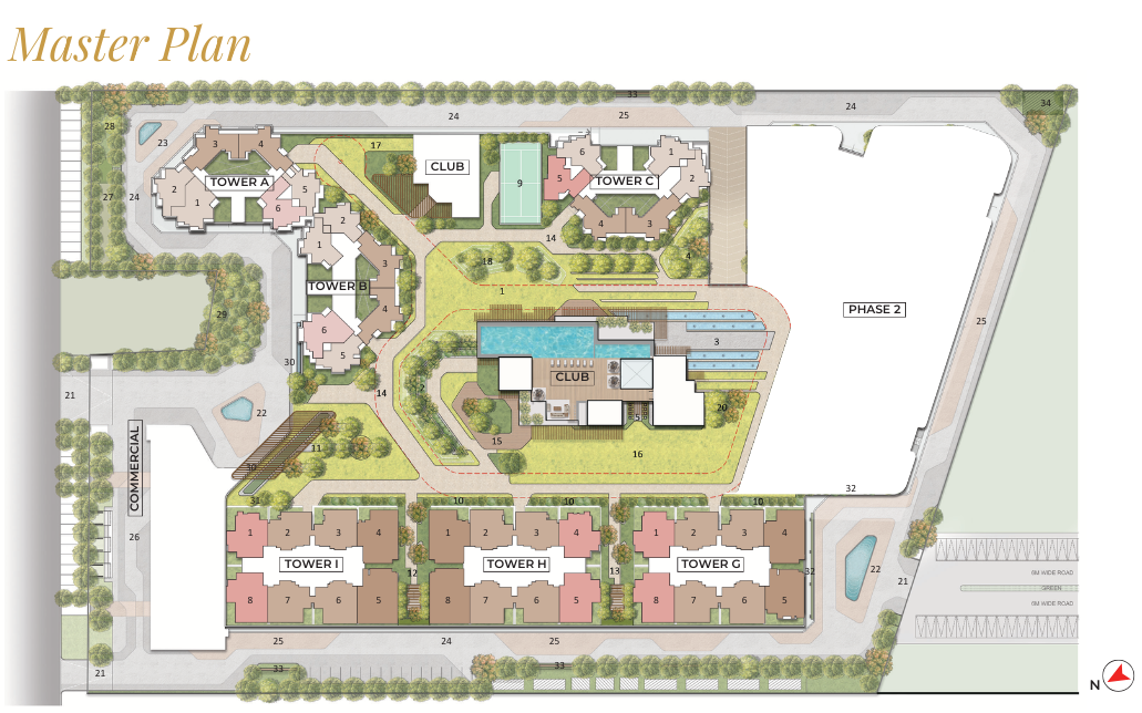 Future Estate Master Plan Layout